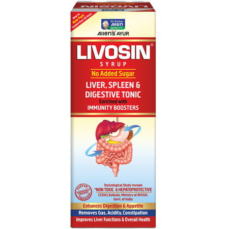 Allen Laboratories Livosin Syrup 250 Ml (Pack Of 3)