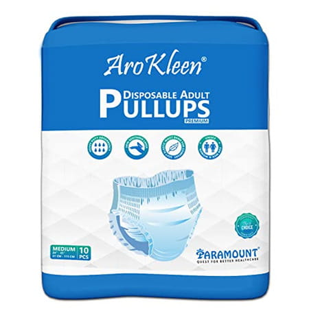 Arokleen Adult Diaper Pull-Ups Extra Large (Waist Size: 96 Cm-165 Cm) 10 Pcs Per Packet Pack Of 3