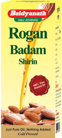 Baidyanath Nagpur Rogan Badam Oil | Nourishes Skin And Hair | Improve Immunity | 25 Ml (Pack Of 2)