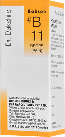 Baksons B11 Pain Drop 30 Ml