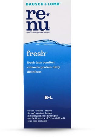 Bausch & Lomb Renu Fresh Multi Purpose Solution Bottle Of 500 Ml