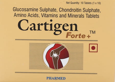 Cartigen Forte Plus Strip Of 10 Tablets