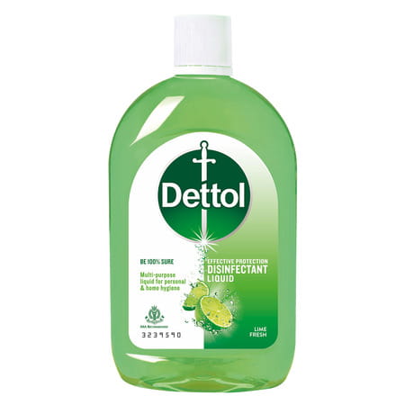 Dettol Liquid Disinfectant For Floor Cleaner Surface Disinfection Personal Hygiene Lime Fresh 550ml