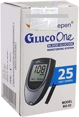 Dr Morepen Gluco Onebg 03 Blood Glucose Test Strip Box Of 25 No'S