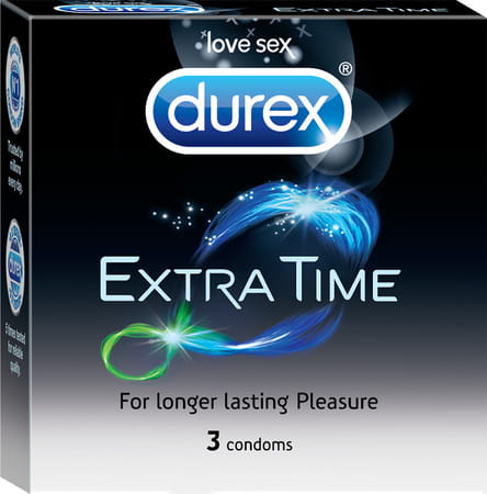 Durex Condoms Extra Time- 3 Pieces