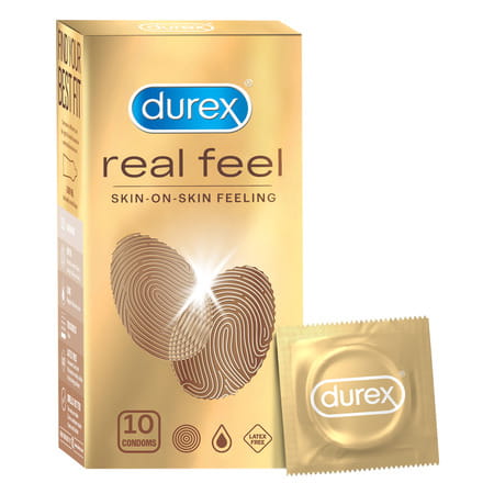 Durex Real Feel Condoms Pack Of 10