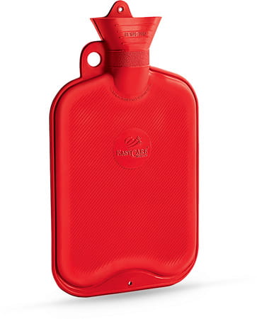 Easycare Hot Water Bag Supper Deluxe - Strong & Leak Free (Capacity 2 Liters) Eco Friendly (Red)