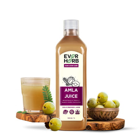 Everherb (By Pharmeasy) Amla Juice-Rich In Vitamin C-Natural Immunity Booster - 1 Litre Bottle