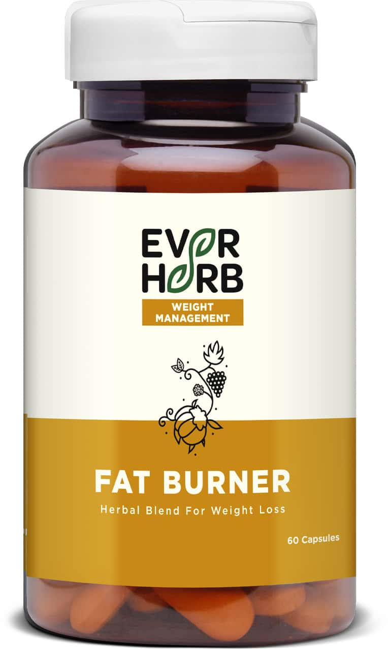 Everherb (By Pharmeasy) Fat Burner|Natural Herbal Blend|Accelerates Calorie Burning - 60