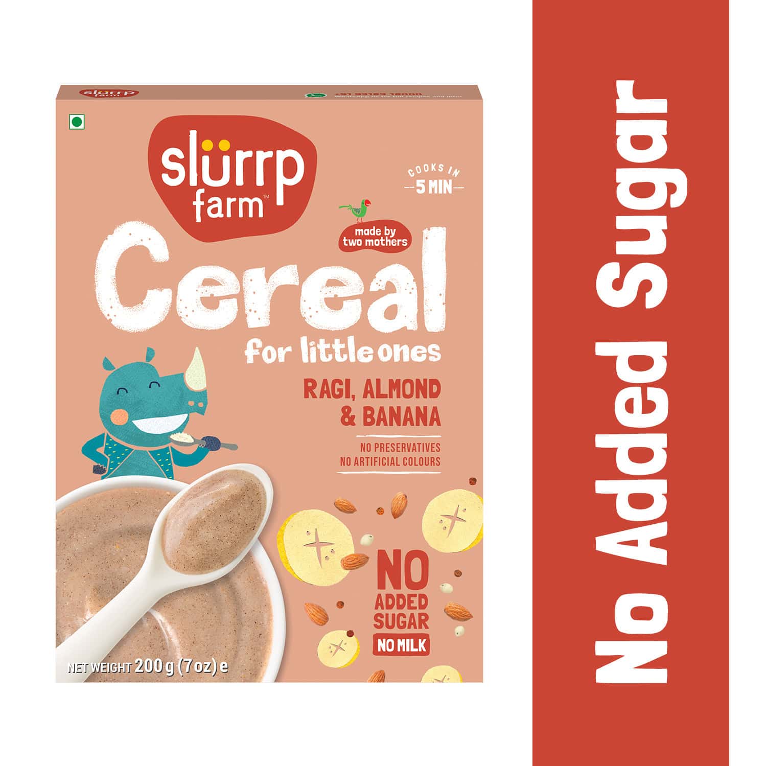 Slurrp Farm Cereal Banana Ragi And Almond 200g