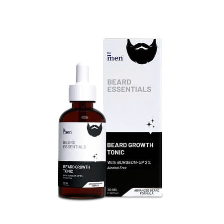 Formen Beard Growth Tonic | With 2% Burgeon-Up | Curbs Beard Loss Patchiness & Thinning (30 Ml)