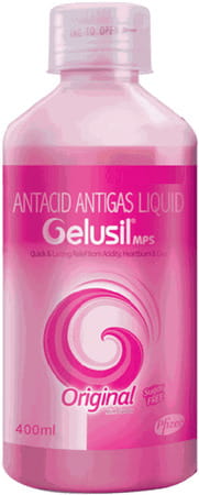 Gelusil Mps Original Mint Flavour Sugar Free Bottle Of 400ml Liquid