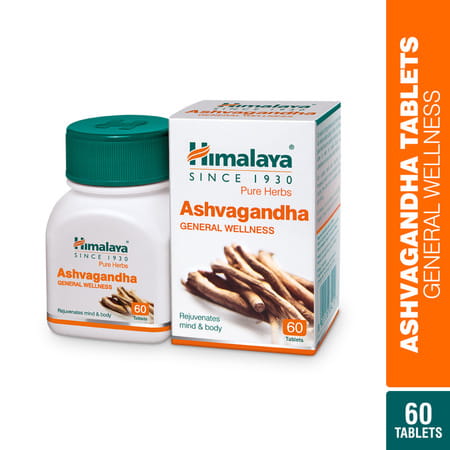 Himalaya Ashvagandha Immunity Booster Tablets Bottle Of 60