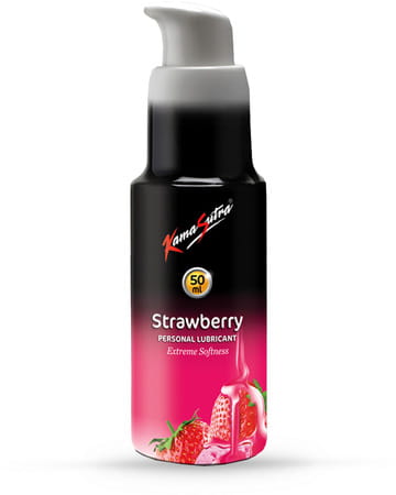 Kamasutra Strawberry Water Based Lubricant Bottle Of 50 Ml