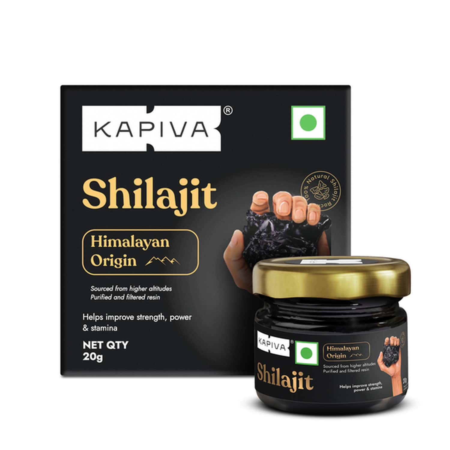 Kapiva Himalayan Shilajit Resin - 20g