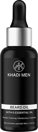 Khadi Men Beard Oil With 6 Essential Oils-30ml