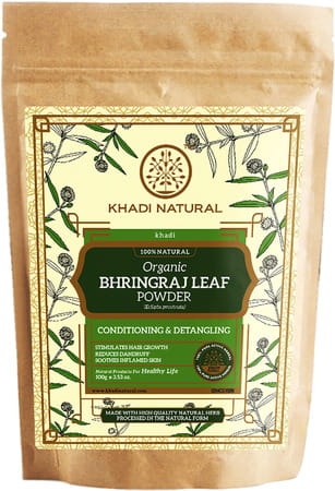 Khadi Natural Bhringraj Leaf Organic Powder 100 Gm