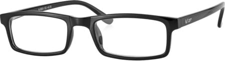 Klar Eye Rectangle Full Rim Reading Glasses Men And Women +0.75 To +3.50 +2.25 Power Matte Black