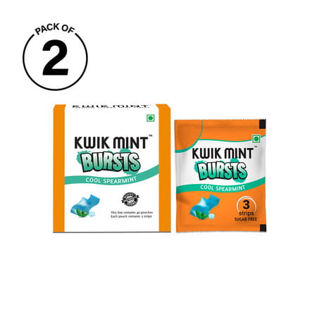 Kwik Mint Bursts Mouth Freshener - Pack Of 2