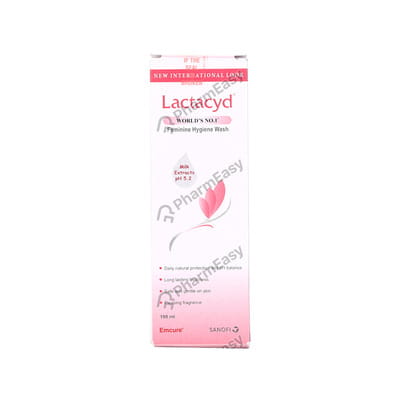 Lactacyd Feminine Ph 5.2 Bottle Of 100ml Hygiene Wash