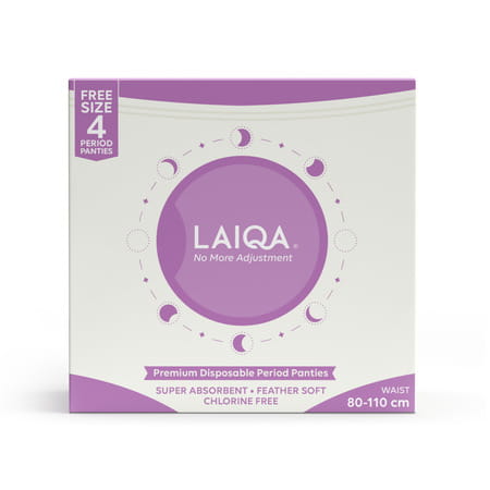 Laiqa Period Panties For Women Free Size (Pack Of 4)