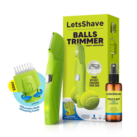 Letsshave Balls Trimmer And Balls Mist Combo For Men