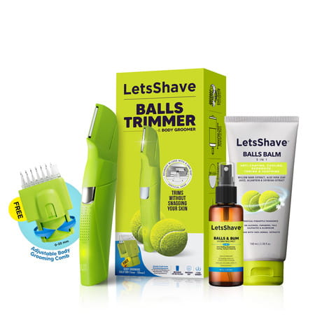 Letsshave Balls Trimmer Grooming Combo