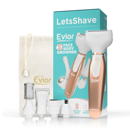 Letsshave Face And Body Beauty Set - Women'S Trimmer