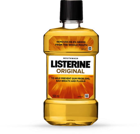 Listerine Original  Mouthwash  Bottle Of 500 Ml