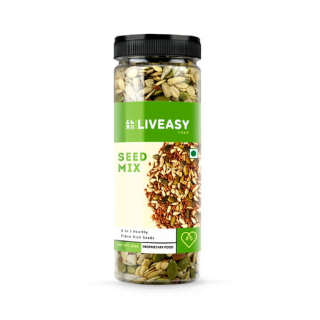 Liveasy Foods Healthy Seed Mix - Blend Of 6 Fibre Rich Healthy Seeds - 200 Gms