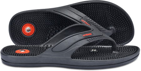 Liveasy Ortho Care Acupressure Slippers - Men (Black) Size 5