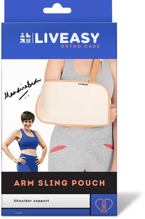 Liveasy Ortho Care Arm Sling Pouch - Shoulder Support - Large