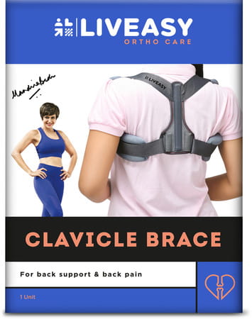 Liveasy Ortho Care Clavicle Brace-Large