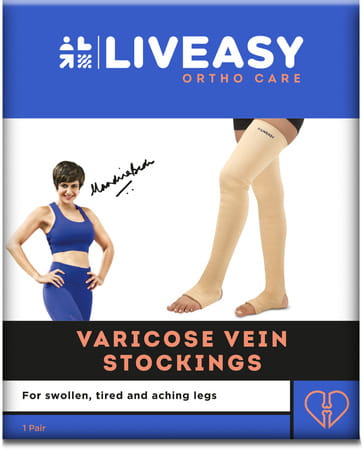 Liveasy Ortho Care Varicose Vein Stockings Large