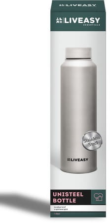 Liveasy Essentials Unisteel Bottle Of 1 Liter