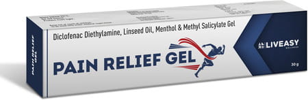 Liveasy Wellness Pain Relief Gel Tube Of 30 G