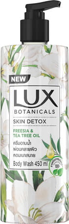 Lux Botanicals Skin Detox Body Wash Freesia & Tea Tree Oil, Natural Extracts, 450 Ml