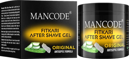 Mancode Fitkari After Shave Gel Original Antiseptic Formula 100ml