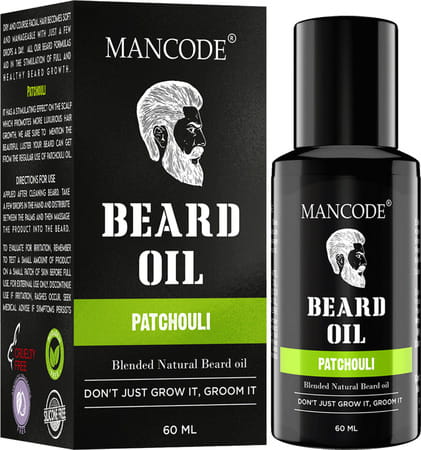 Mancode Patchouli Beard Oil, 60ml