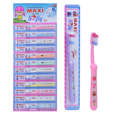 Maxi Softy Junior Toothbrush (Pack Of 12)