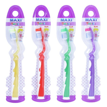 Maxi Twisty Junior Toothbrush (Pack Of 4)