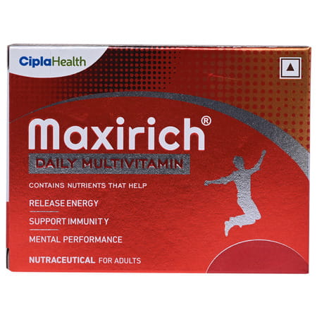 Maxirich Daily Multivitamin Strip Of 10 Softgel Capsules