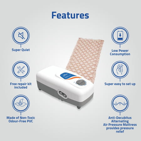 Medtech Air Pressure Bubble Mattress Airbed Ab03