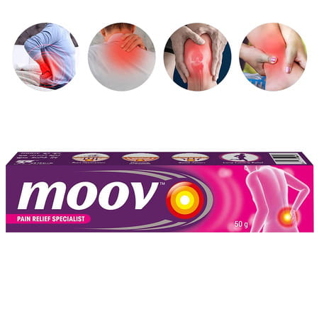 Moov Instant Pain Relief Cream - 50g | Suitable For Back Pain Joint Pain Knee Pain Muscle Pain