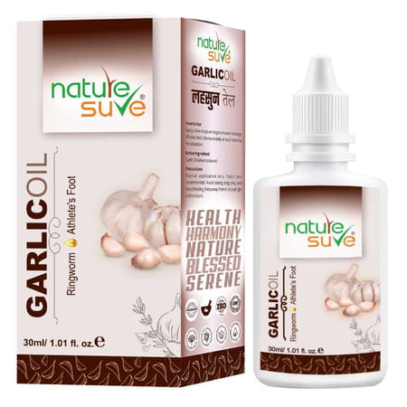 Nature Sure Garlic Oil For Ringworm And Athlete'S Foot In Men & Women - 1 Pack (30ml)