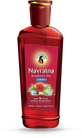 Navratna Ayurvedic Cool Hair Oil Bottle Of 300 Ml