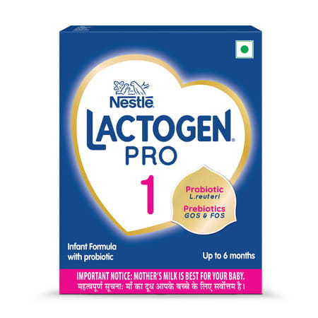 Nestle Lactogen Pro 1 Infant Formula Up To 6 Months With Probiotic And Prebiotics Box Of 400gm