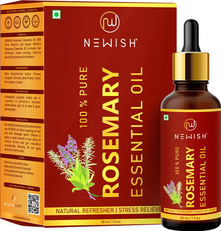 Newish Rosemary Essential Oil For Hair Growth Skin Therapeutic Grade And Diffuser Aroma 30ml