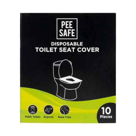 Pee Safe Disposable Toilet Seat Covers | Protects Against Germs | Pack Of 10