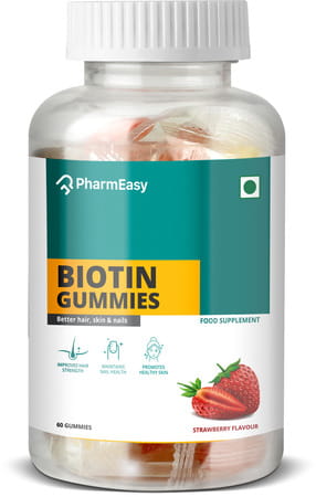 Pharmeasy Biotin Gummies - Pack Of 60